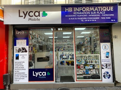 HB Informatique, Atelier de Réparation de Téléphone à Paris 10