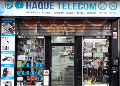HAQUE TELECOM, Atelier de Réparation de Téléphone à Paris 03