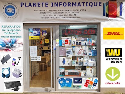 Planete Informatique - Réparation de téléphone, tablette et PC portable -Accessoires, Ria, WU- Saint-Germain-en-Laye 78100, Magasin de Téléphonie à Saint-Germain-en-Laye