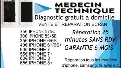 Médecin Technique - réparation de téléphones mobiles à Reims, Atelier de Réparation de Téléphone à Reims
