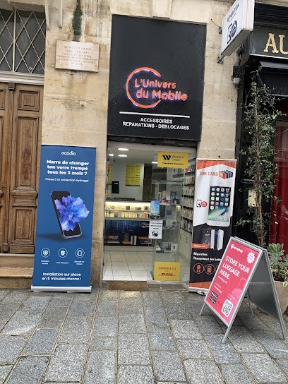 L’UNIVERS DU MOBILE- Réparation Téléphone Chatelet Les Halles IPhone, Samsung, Western Union, Sim Card , Luggage Storage, Atelier de Réparation de Téléphone à Paris 01