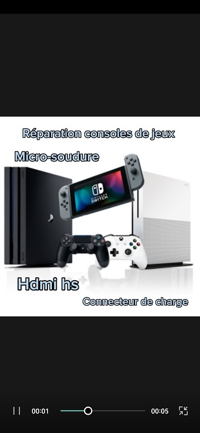 Weezi phone réparation iPhone, smartphones et consoles PS5 , PS4 , Switch, micro-soudure., Atelier de Réparation de Téléphone à Châtillon