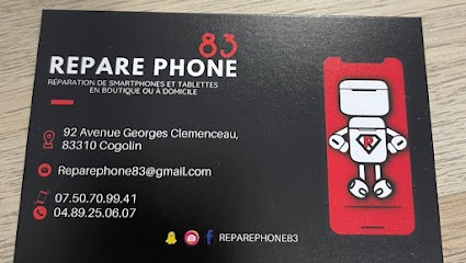Repare phone 83, Atelier de Réparation de Téléphone à Cogolin