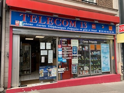 Telecom 13, Magasin de Téléphonie à Paris 13