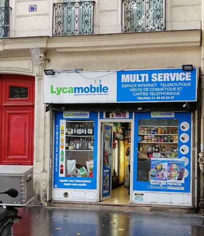 LycaMobile MultiService, Magasin de Téléphonie à Paris 19