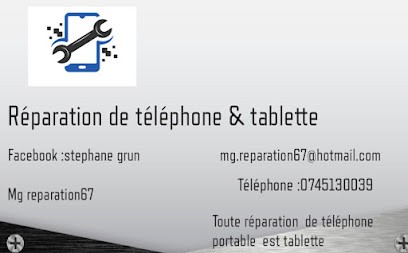 Mg Reparation67, Atelier de Réparation de Téléphone à Kaltenhouse